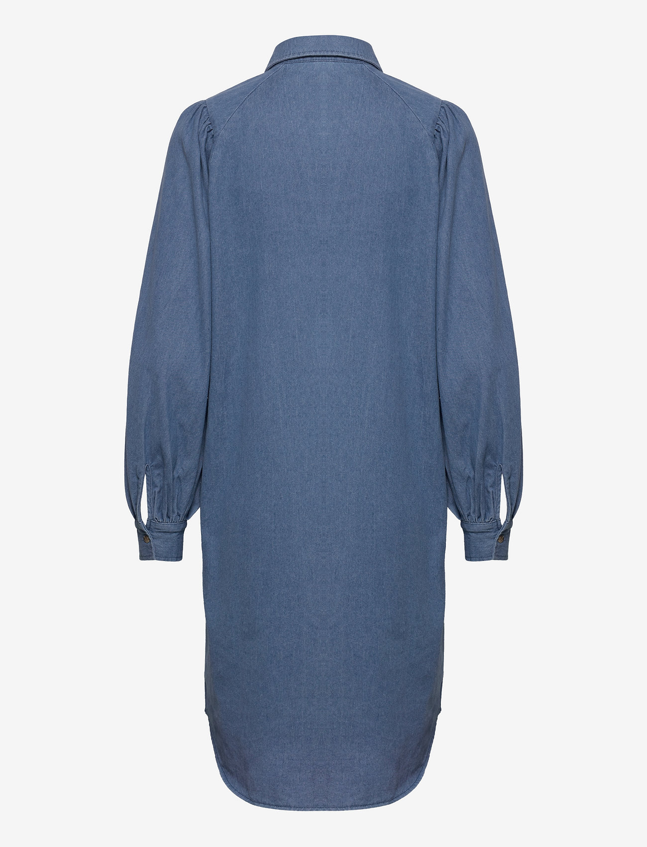 Soaked in Luxury - SLNatasja Shirt Dress - džinsinės suknelės - medium blue denim - 1