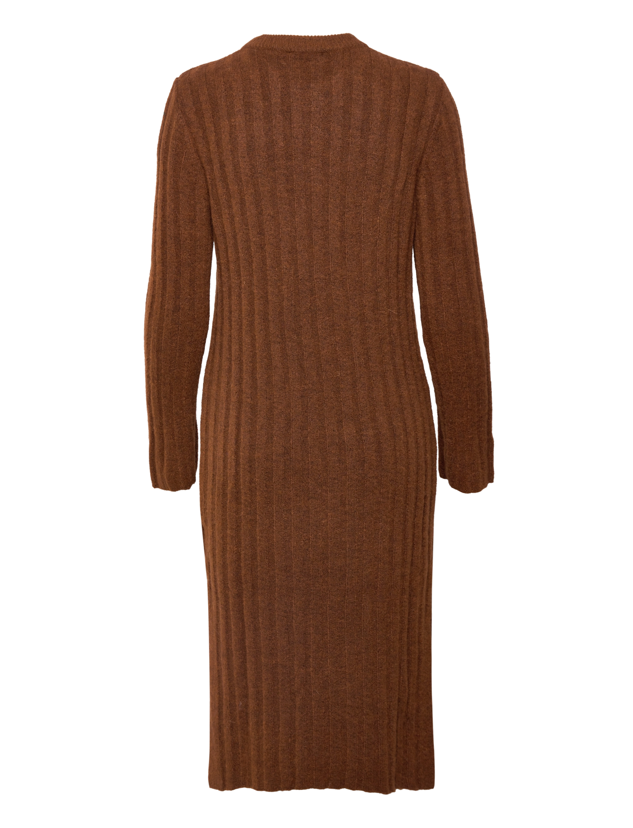 Soaked in Luxury - SLRakel Dress LS - amber brown melange - 2