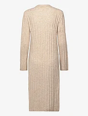 Soaked in Luxury - SLRakel Dress LS - knitted dresses - sandshell melange - 1