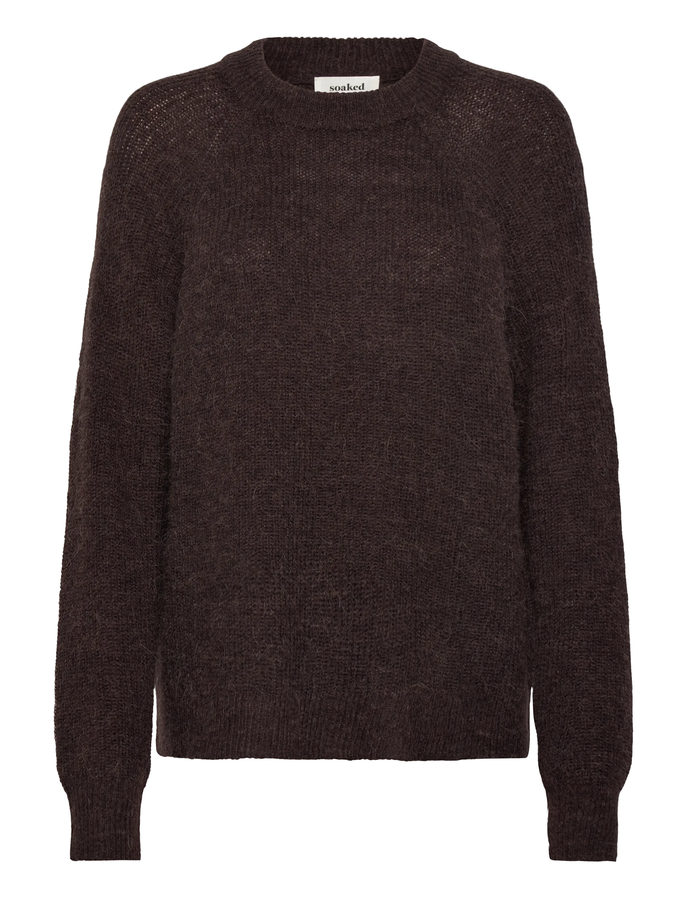 Soaked SLTuesday Raglan Pullover LS - Riided - CHOCOLATE TORTE / brown