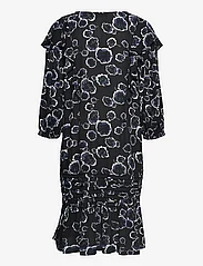 Soaked in Luxury - SLZaya Drop Waist Dress - midi kjoler - black graphic flower - 1