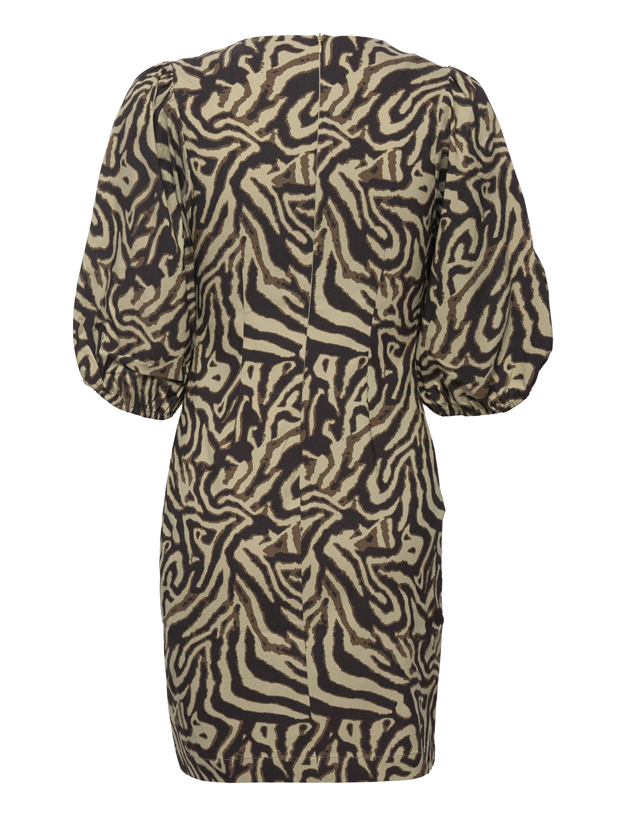 Soaked in Luxury - SLSharona Zazu Dress - green animal print - 1