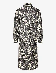 Soaked in Luxury - SLFrankie Shirt Dress - hemdkleider - black leaf print - 3
