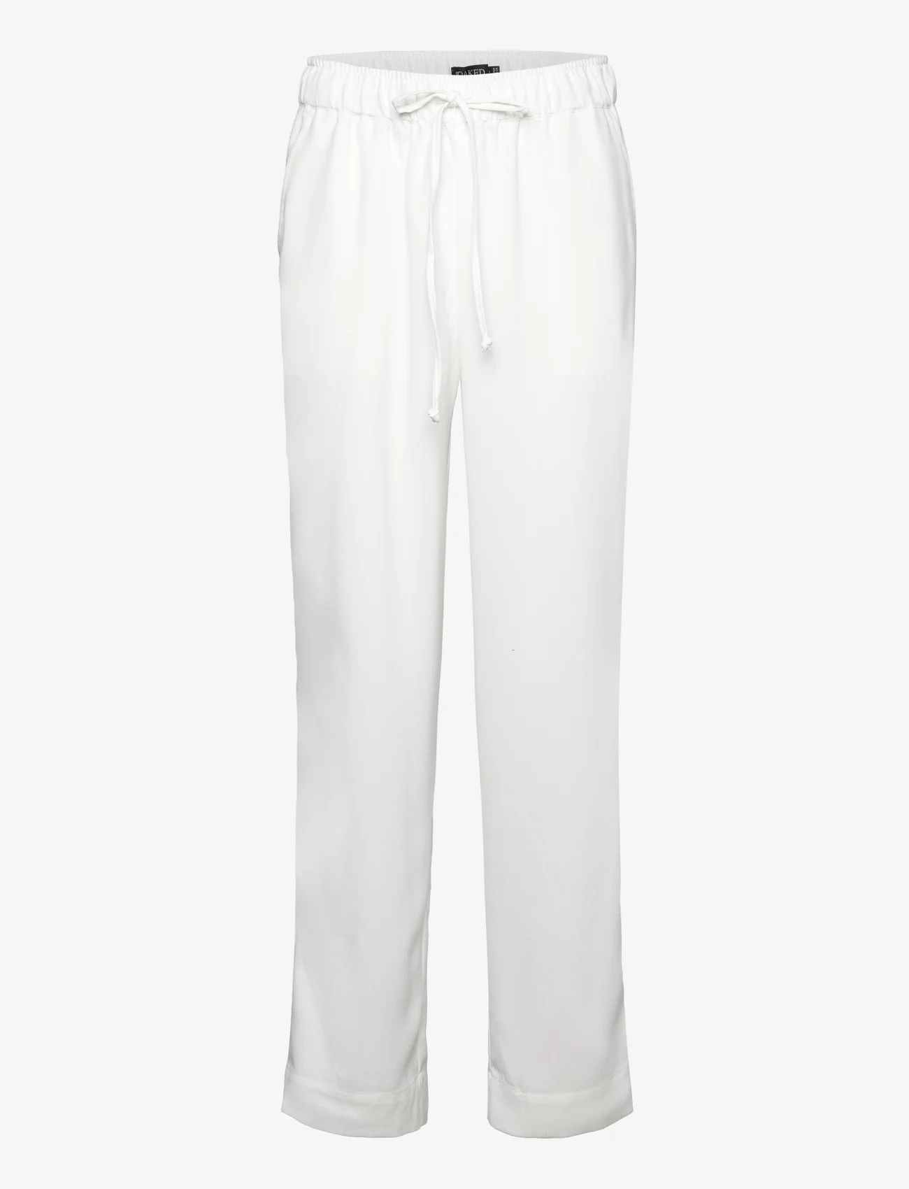 Soaked in Luxury - SLShirley Tapered Pants - bukser med lige ben - whisper white - 0