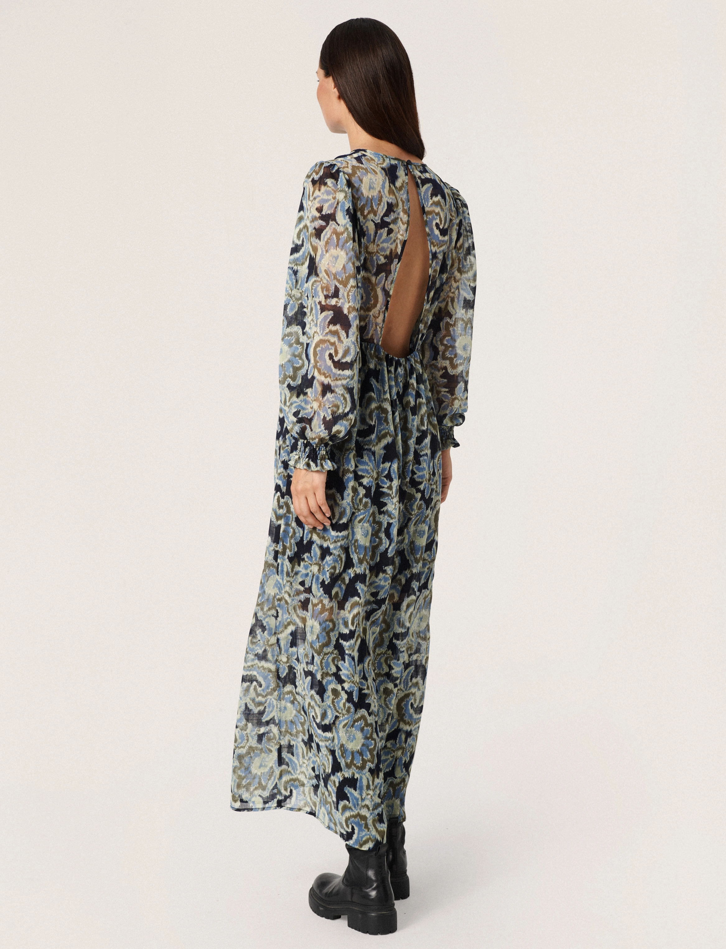 Soaked - SLTiana Dress - maxi kjoler - night sky tapestry print - 4
