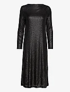 SLDalila Long Dress LS - BLACK