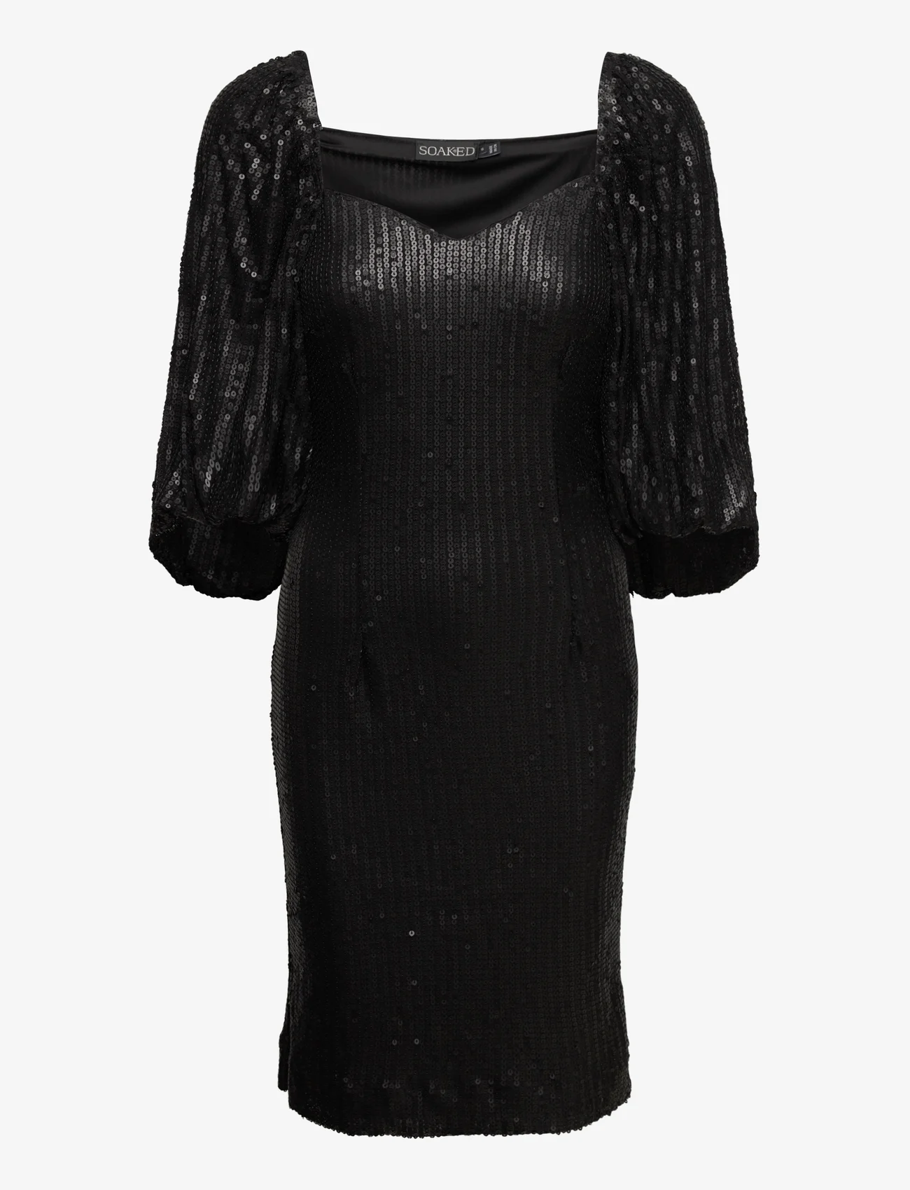 Soaked in Luxury - SLDalila Gausa Dress - festkläder till outletpriser - black - 0