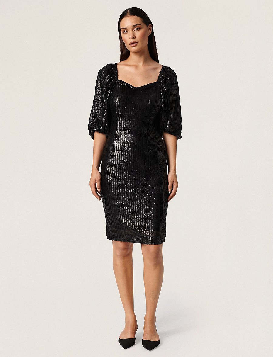 Soaked - SLDalila Gausa Dress - paillettenkleider - black - 3