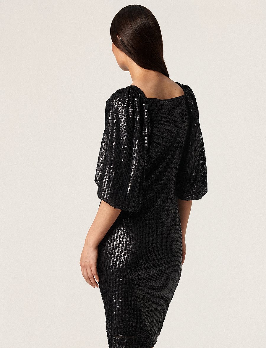 Soaked - SLDalila Gausa Dress - paillettenkleider - black - 4
