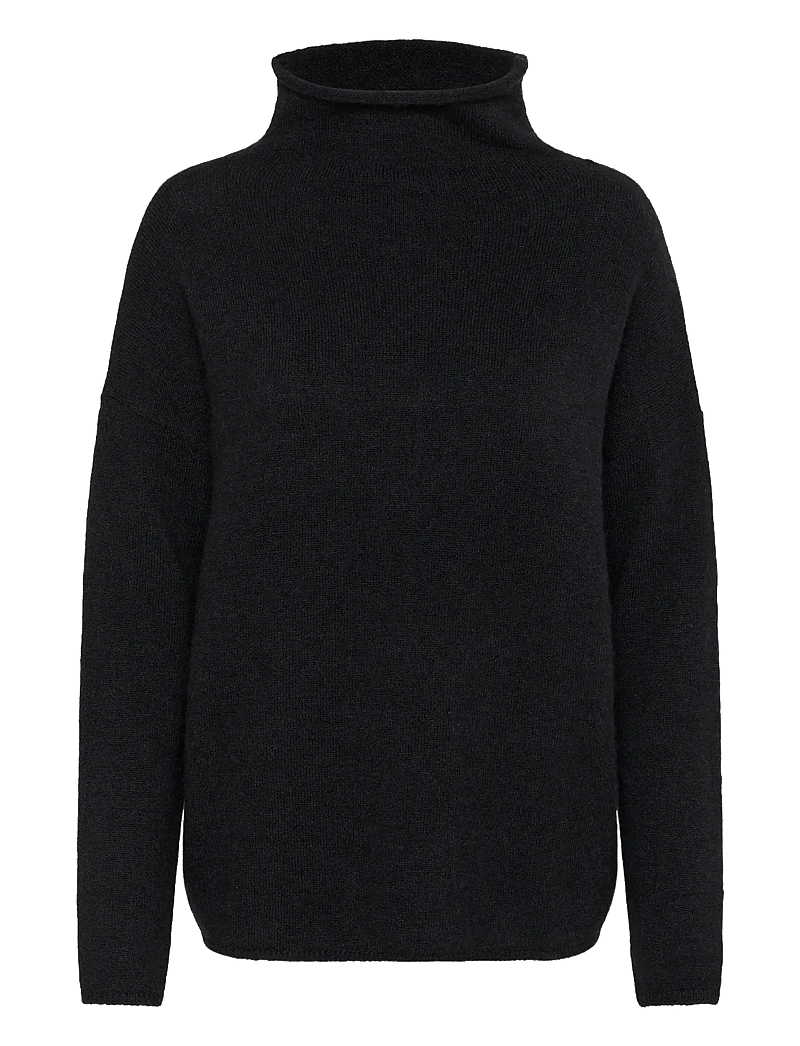 Soaked in Luxury - SLMiya Slim Sleeve Pullover - pullover - black melange - 1