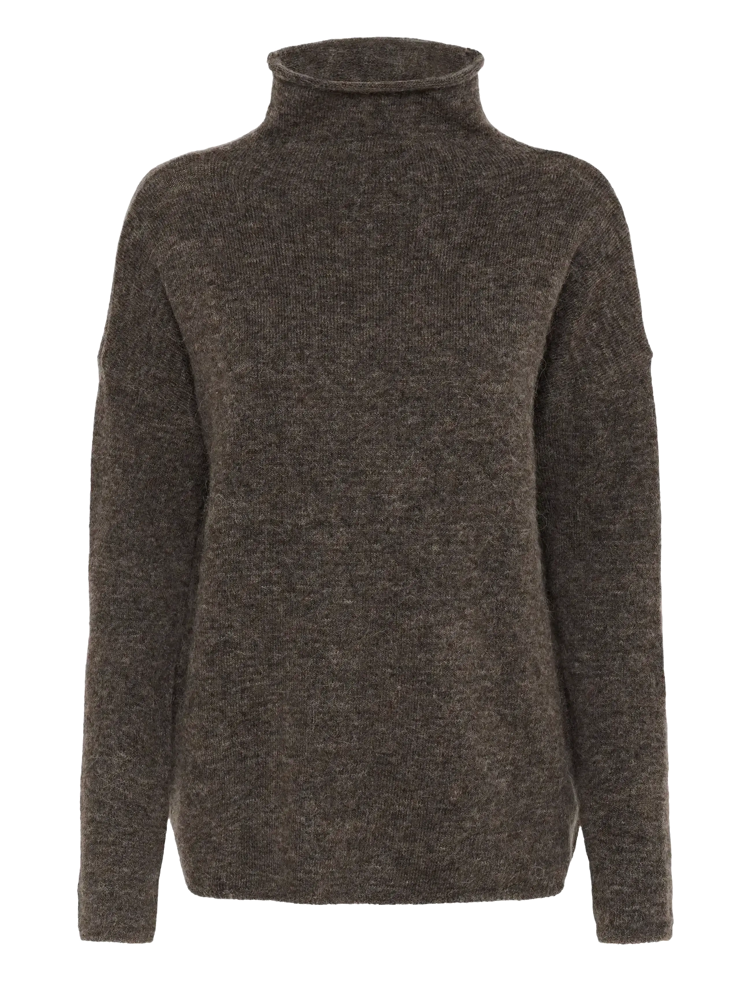 SLMiya Slim Sleeve Pullover - DARK GREY MELANGE