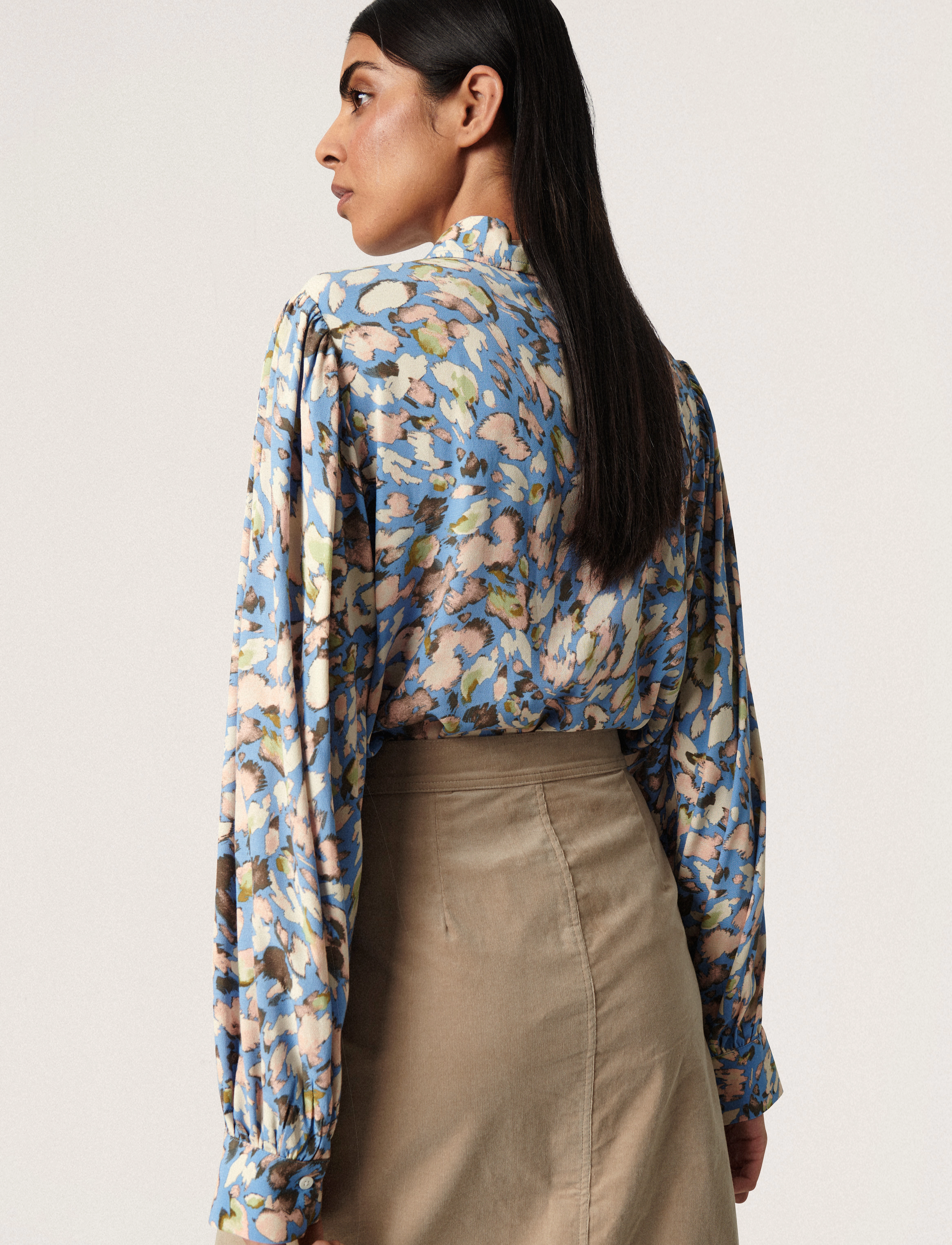 Soaked in Luxury - SLChrishell Shirt LS - allure abstract print - 4