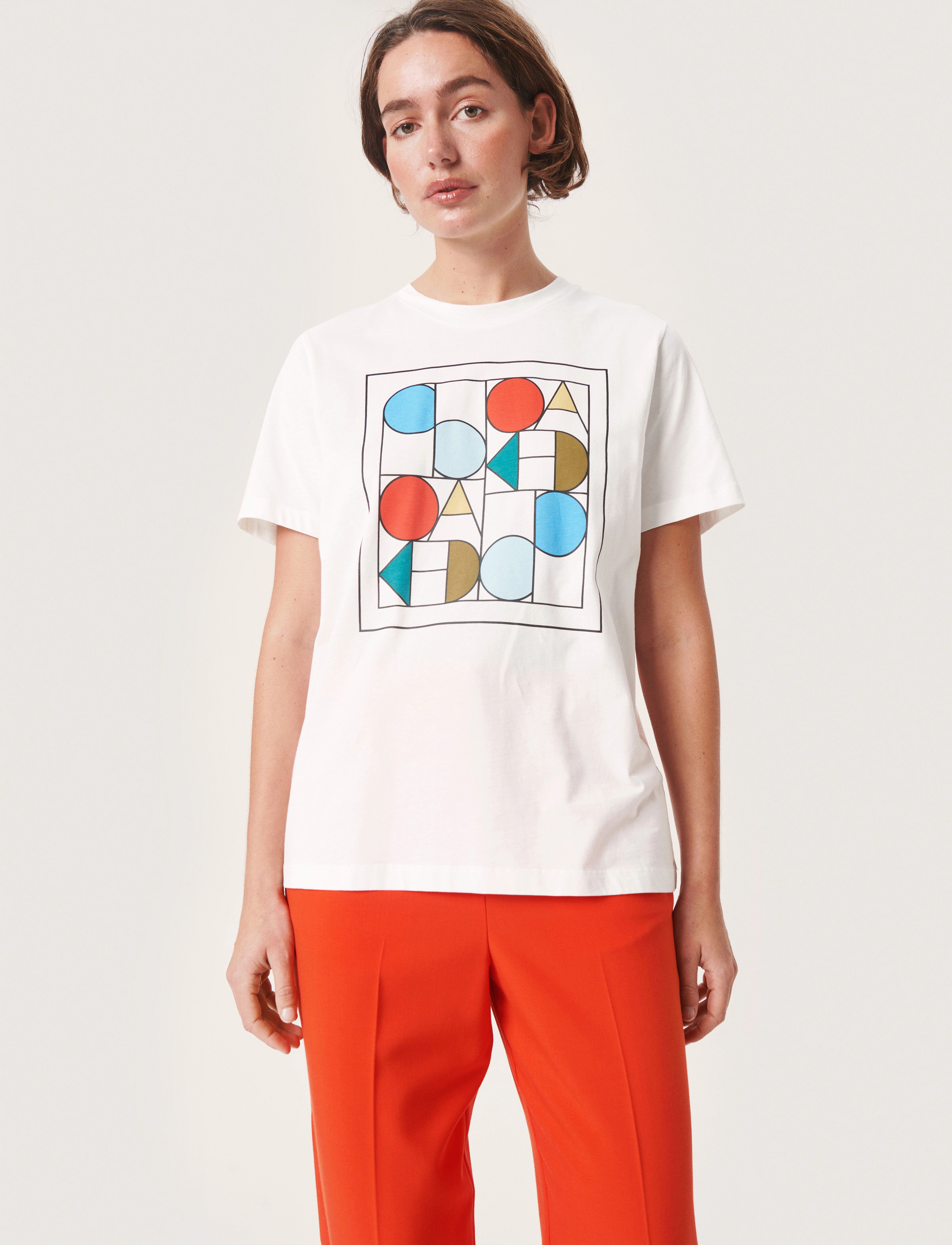 Soaked in Luxury - SLAvina Tee SS - broken white - 2