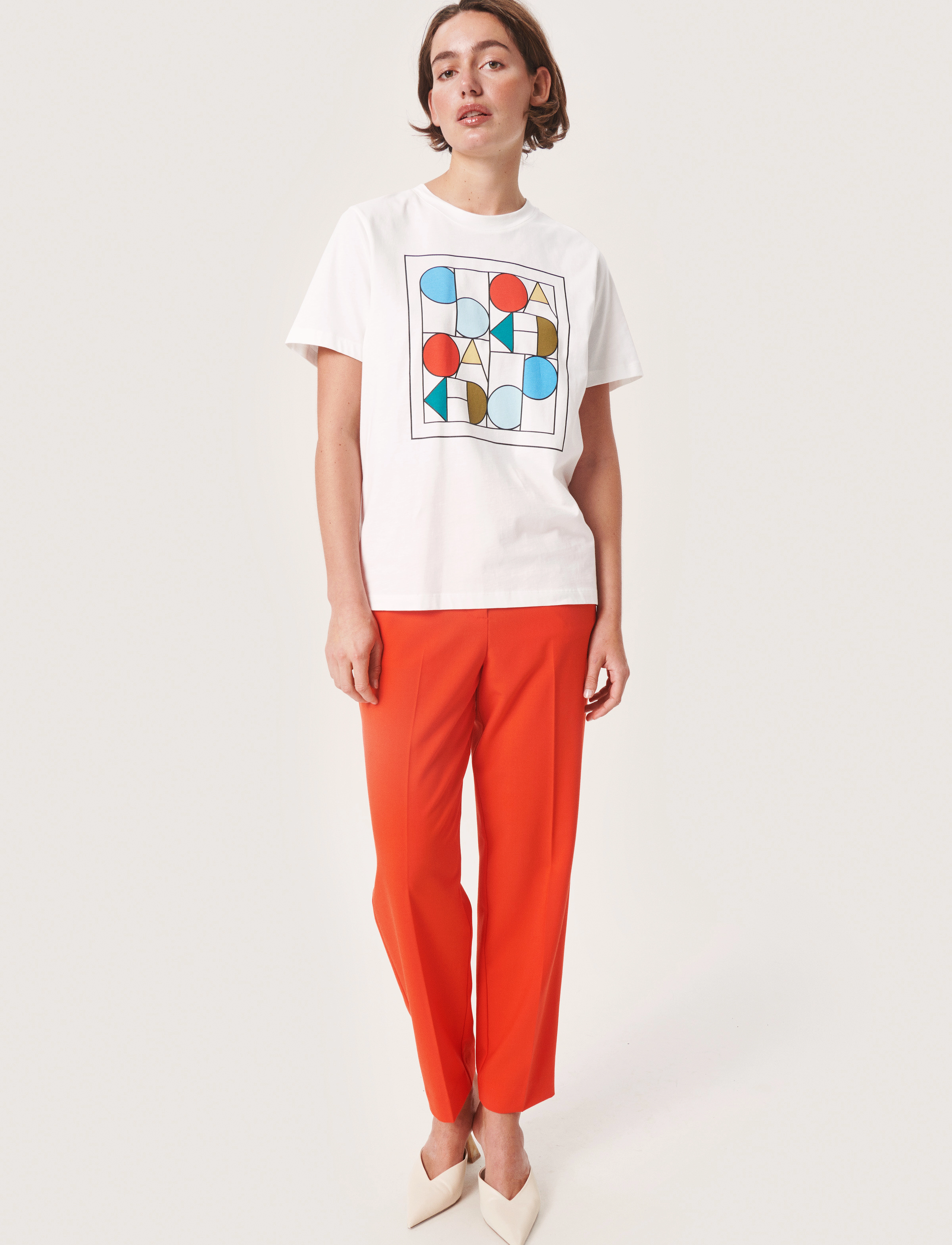 Soaked in Luxury - SLAvina Tee SS - broken white - 3
