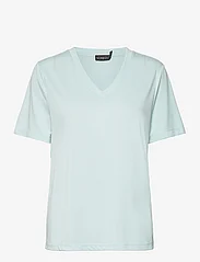Soaked in Luxury - SLColumbine Loose Fit V-Neck SS - t-shirts - corydalis blue - 1