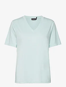 SLColumbine Loose Fit V-Neck SS, Soaked in Luxury