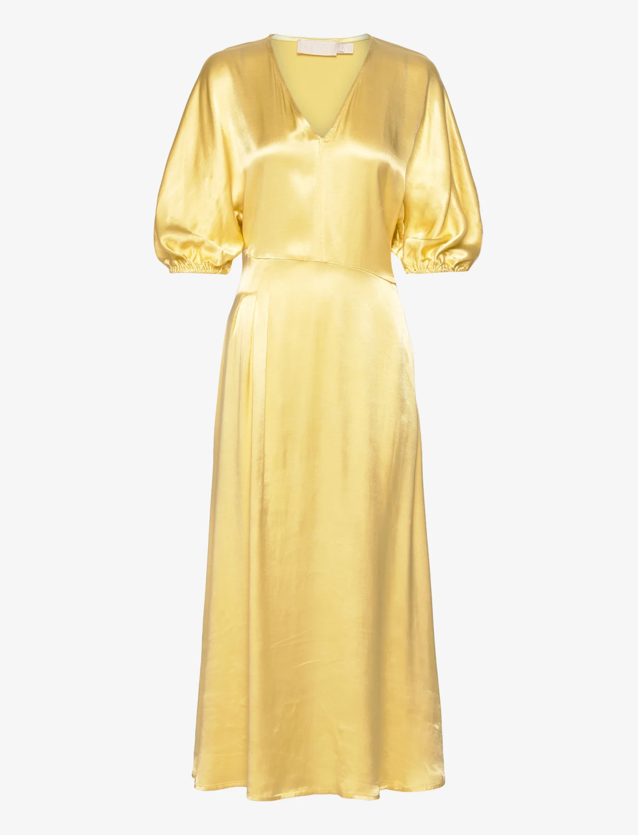 Soaked in Luxury - SLEvita Dress - midi kjoler - dusky citron - 0