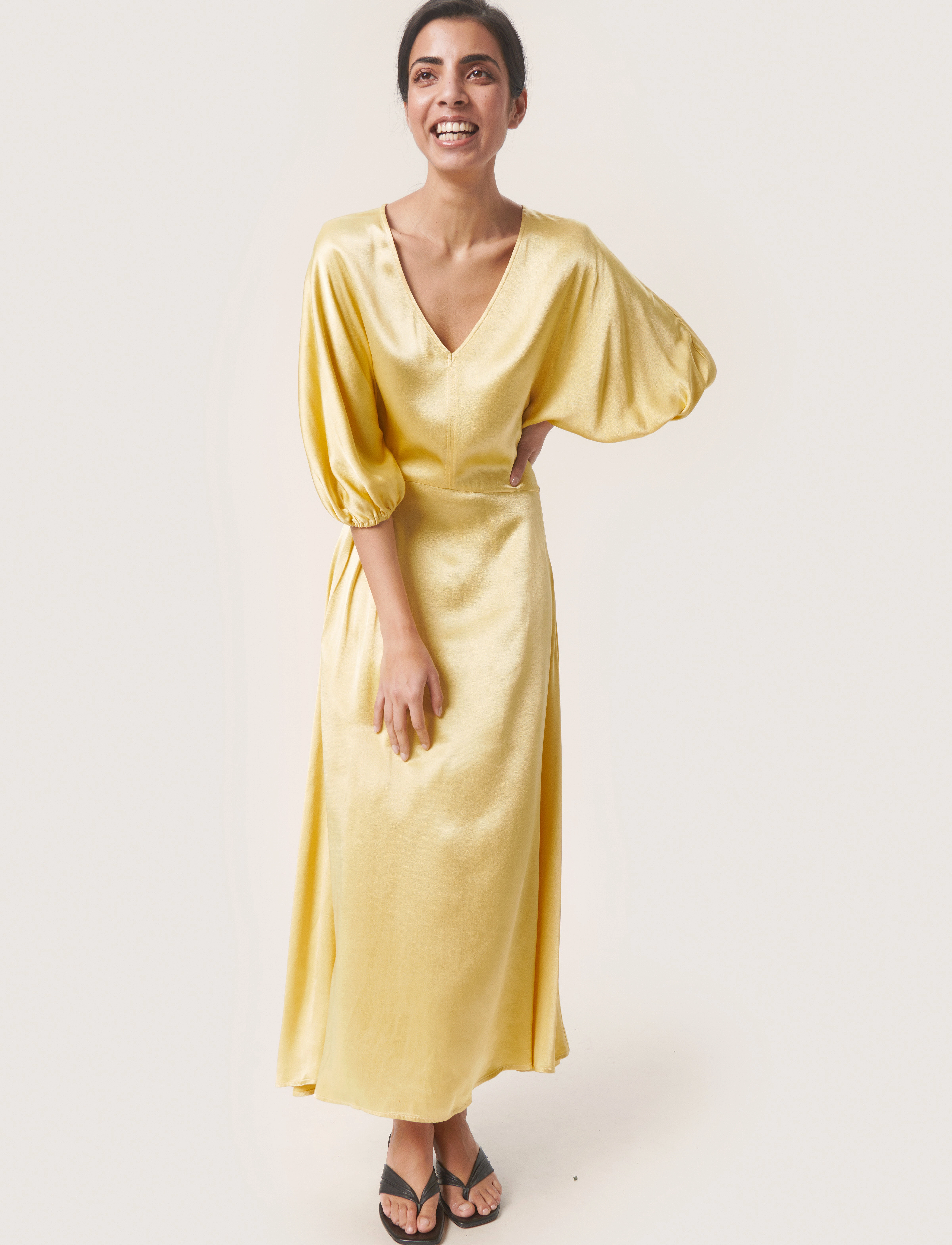 Soaked in Luxury - SLEvita Dress - dusky citron - 3