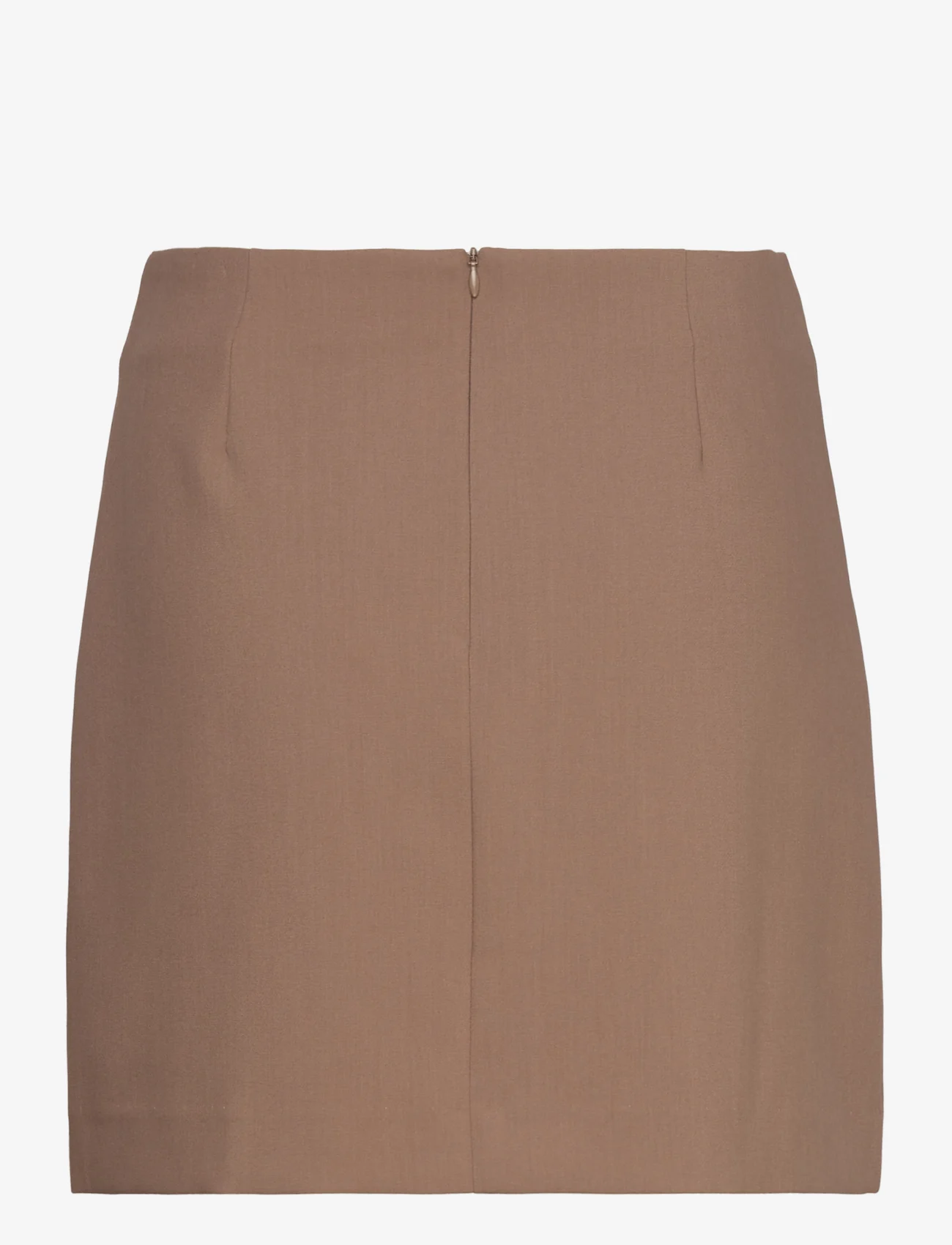 Soaked in Luxury - SLCorinne Short Skirt - korte nederdele - walnut - 1