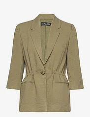 Soaked in Luxury - SLCamile Drawstring Blazer - peoriided outlet-hindadega - loden green - 0