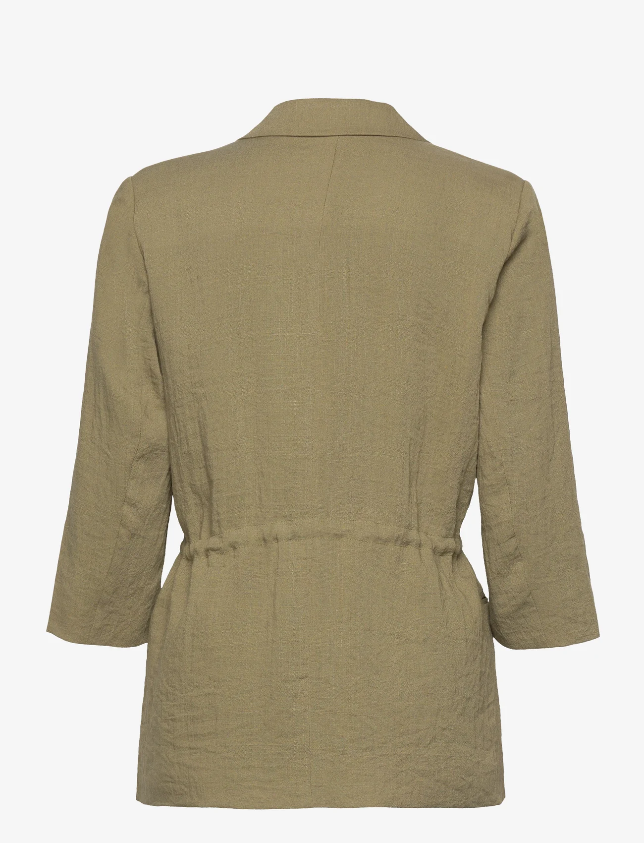 Soaked in Luxury - SLCamile Drawstring Blazer - peoriided outlet-hindadega - loden green - 1