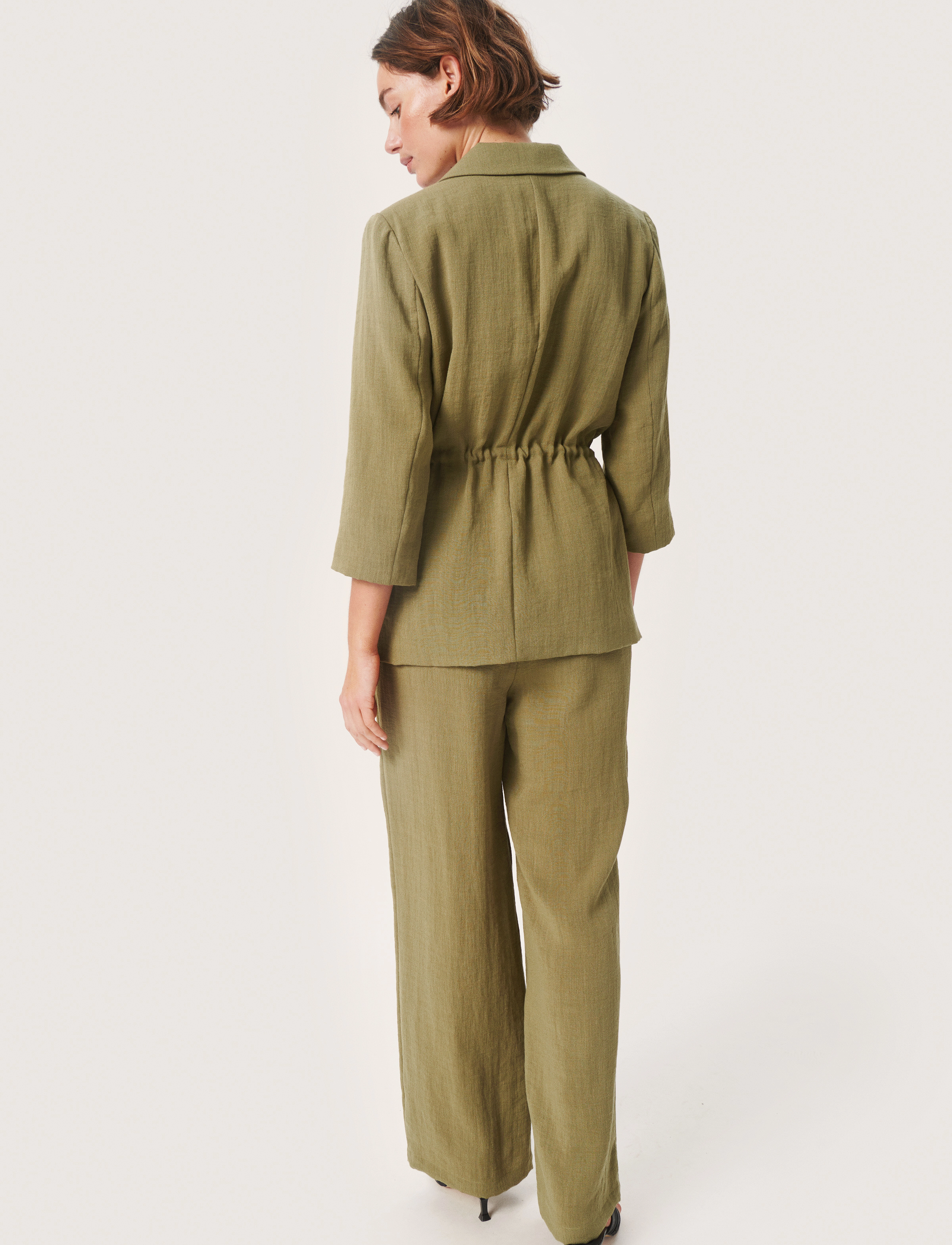 Soaked in Luxury - SLCamile Drawstring Blazer - loden green - 4