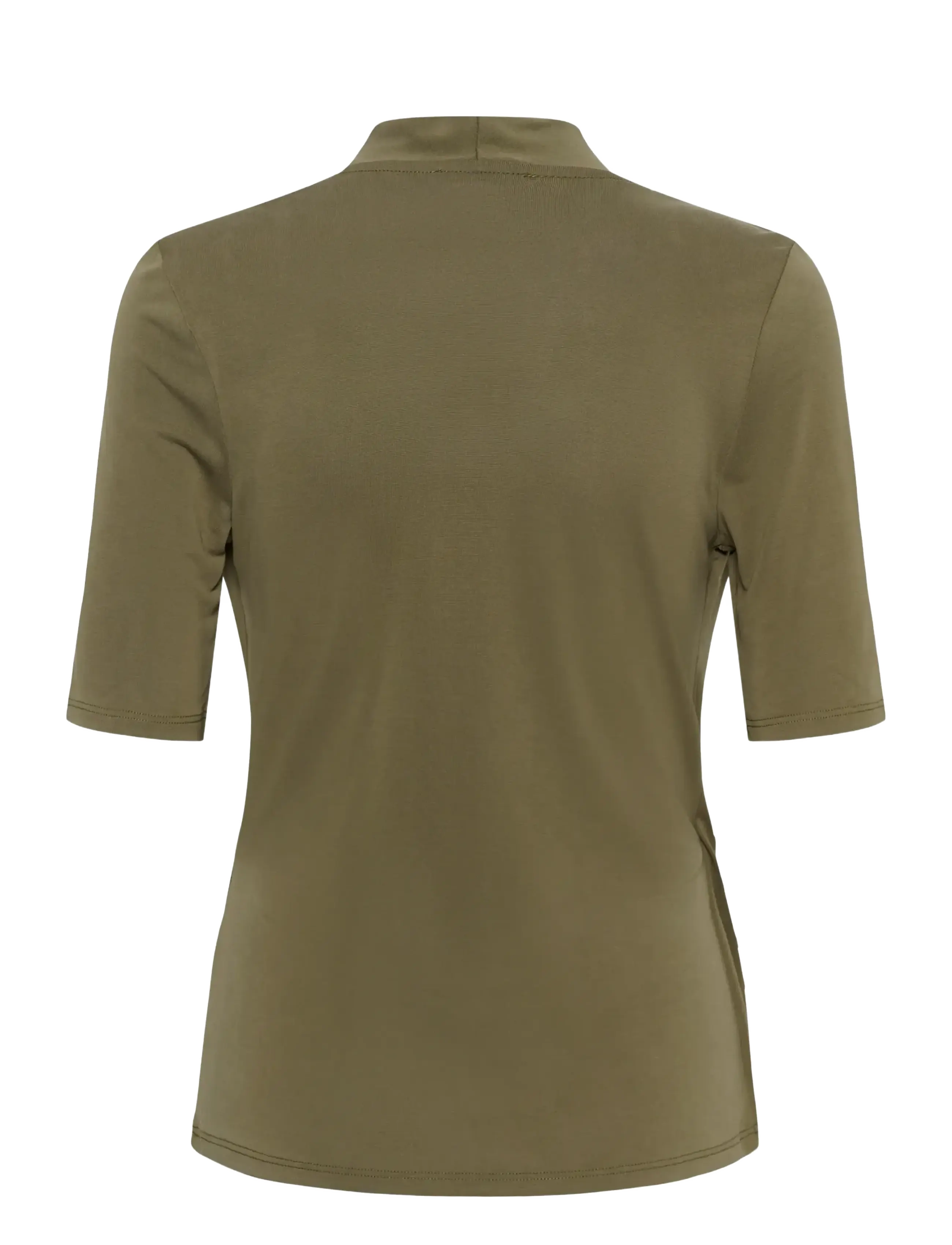 Soaked - SLColumbine Wrap Blouse SS - bluzki z krótkim rękawem - dusky green - 2