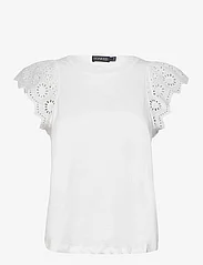 Soaked in Luxury - SLMiara Top - t-shirts - whisper white - 0