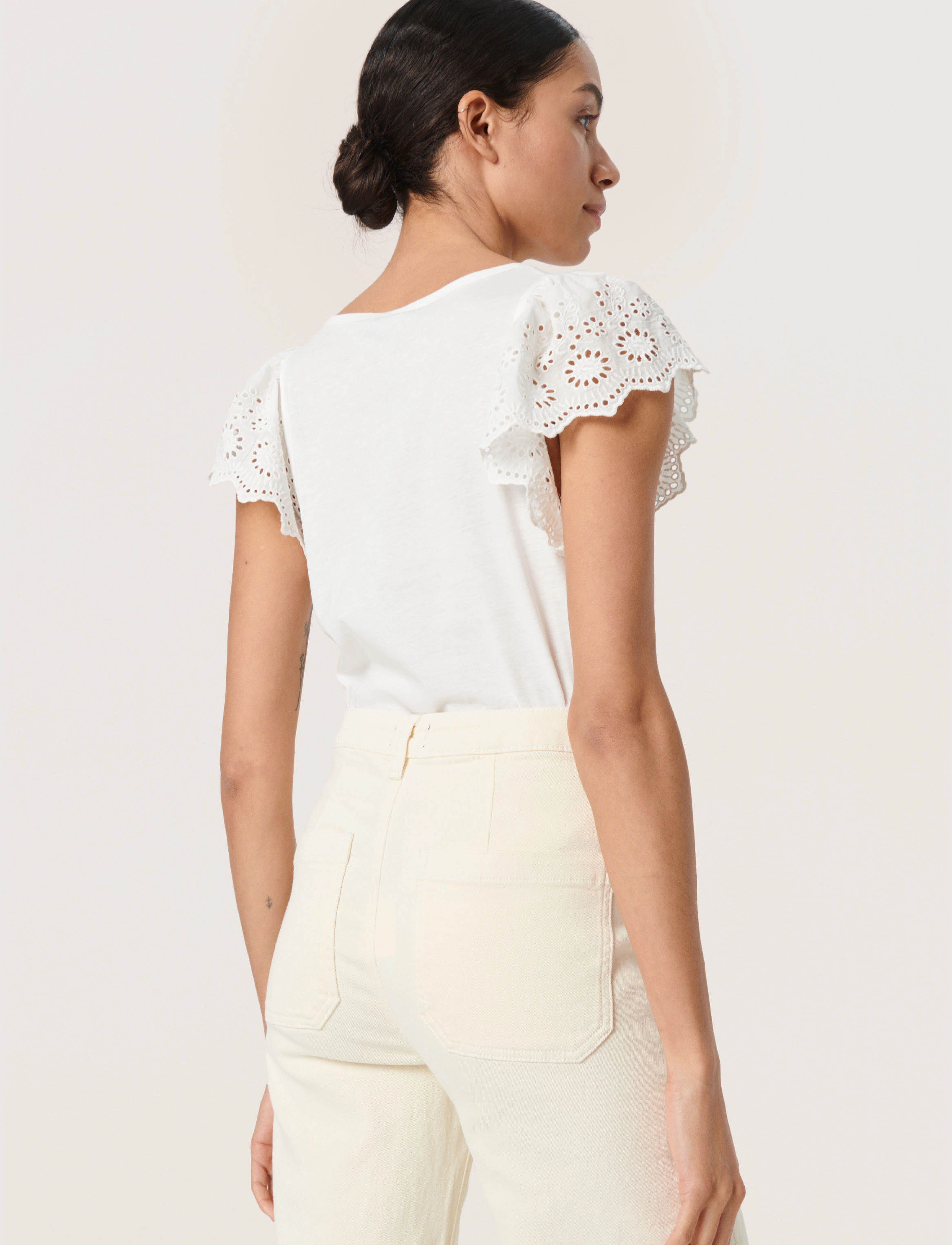 Soaked in Luxury - SLMiara Top - whisper white - 3