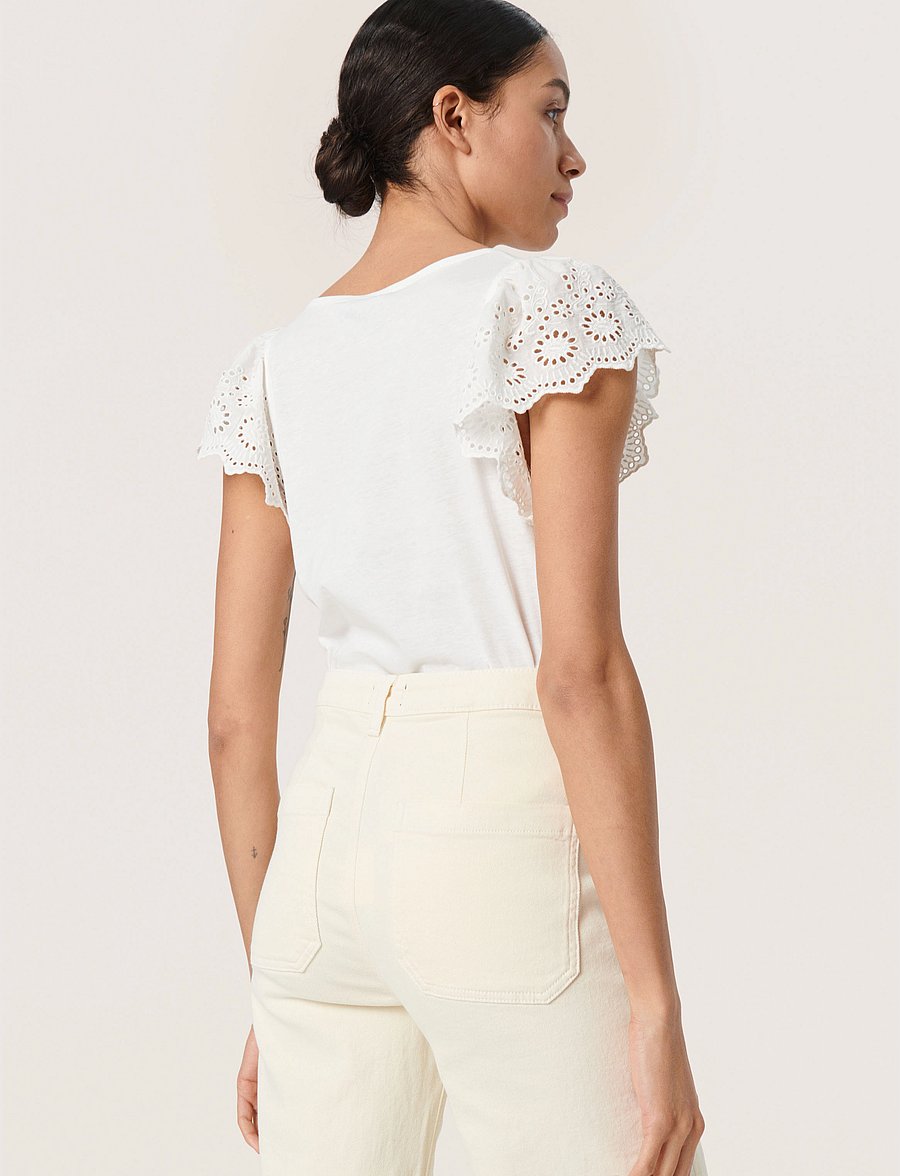 Soaked in Luxury - SLMiara Top - whisper white - 3