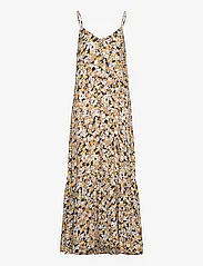 Soaked in Luxury - SLZaya Strap Dress - vasarinės suknelės - brown lentil flickering floral - 0