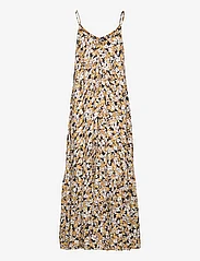 Soaked in Luxury - SLZaya Strap Dress - vasarinės suknelės - brown lentil flickering floral - 1