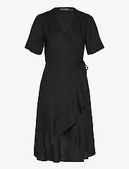 Soaked in Luxury - SLRosaline Wrap Dress - sommerkjoler - black - 0
