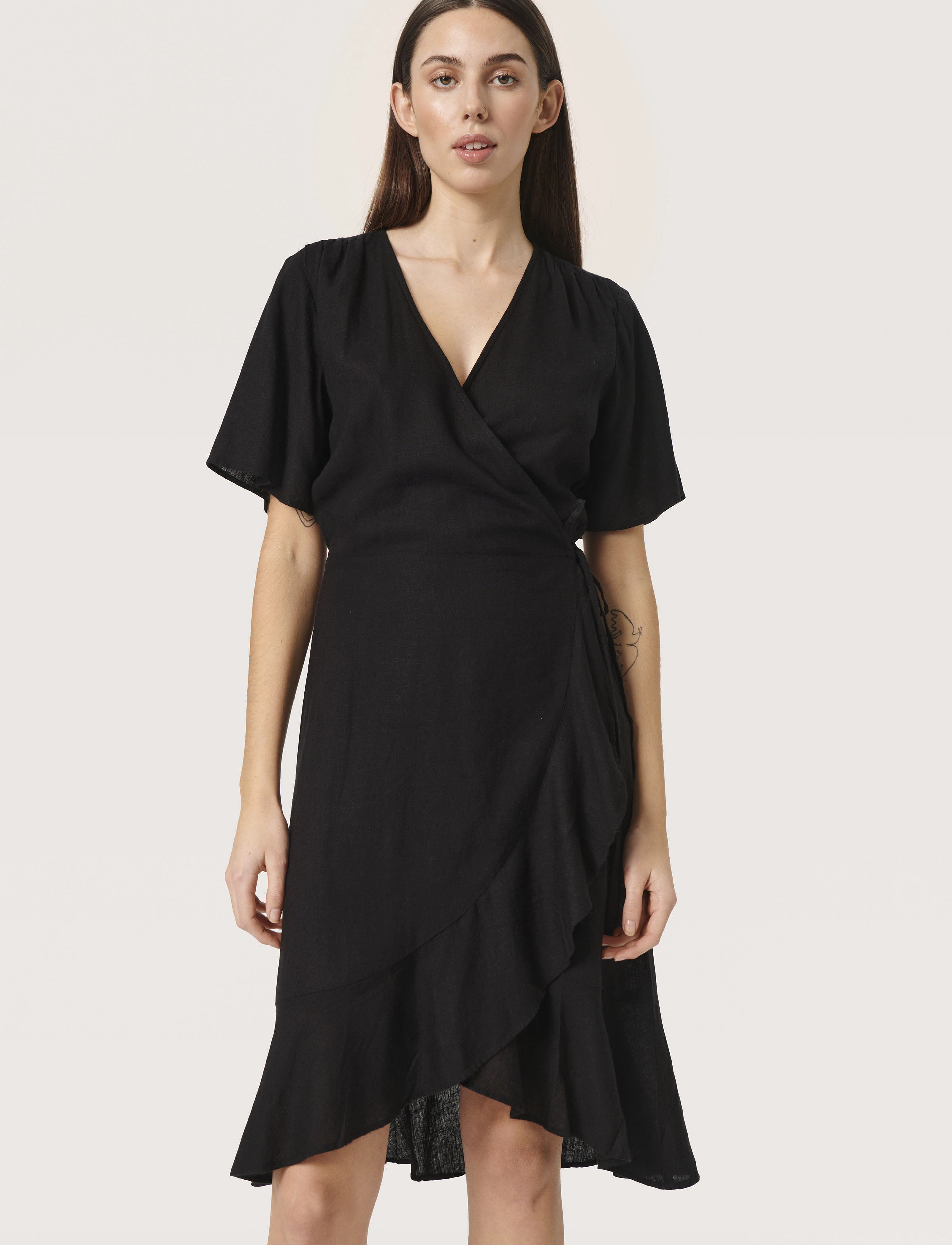 Soaked in Luxury - SLRosaline Wrap Dress - black - 2