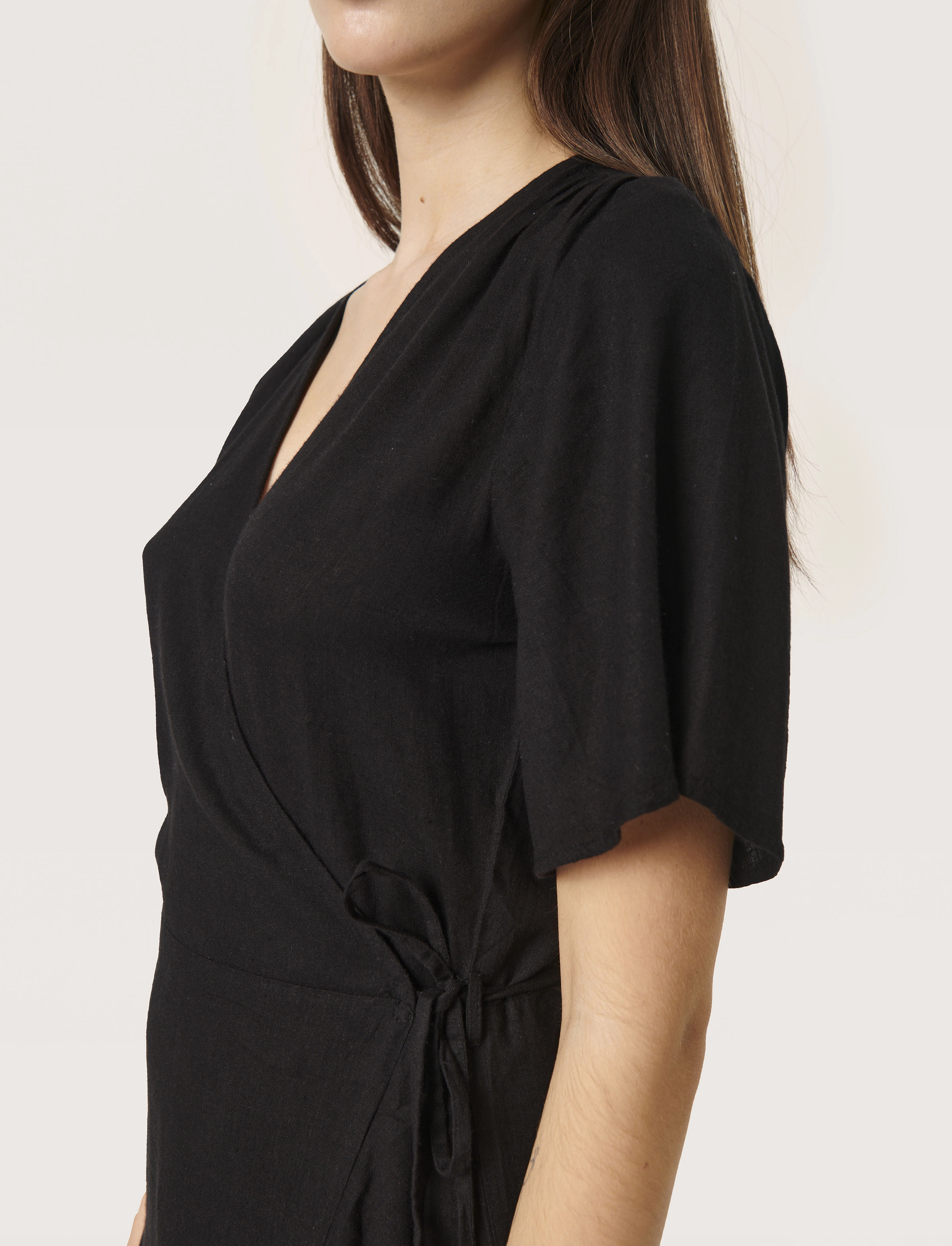 Soaked in Luxury - SLRosaline Wrap Dress - black - 5