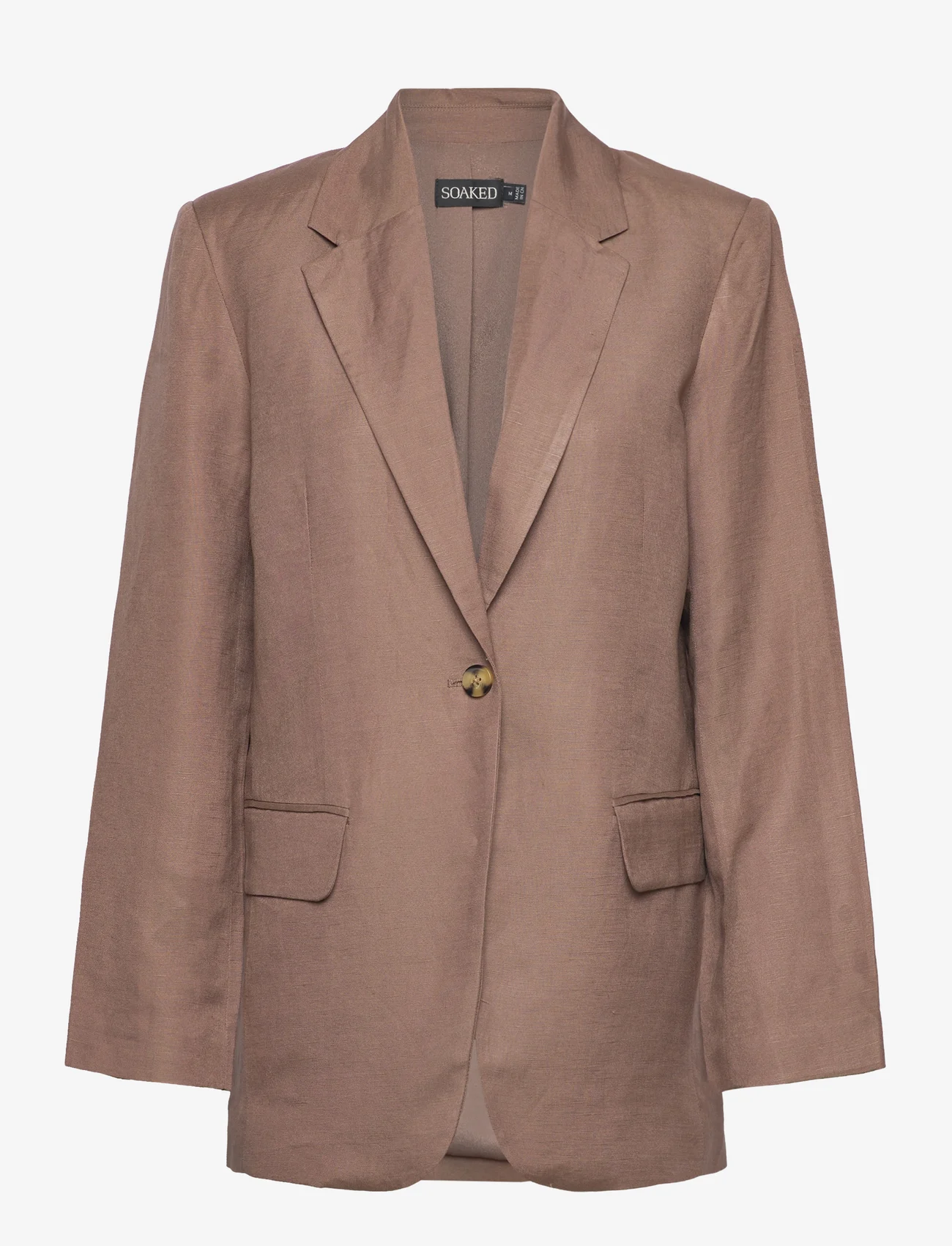Soaked in Luxury - SLKimina Blazer - party wear at outlet prices - brown lentil - 0