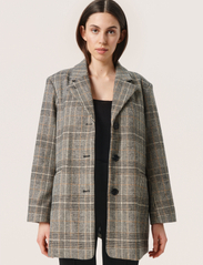 Soaked in Luxury - SLChicka Checked Blazer - party wear at outlet prices - classic check - 2