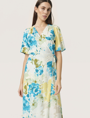 Soaked in Luxury - SLIndre Karven Maxi Dress - maxi dresses - deep lake watercolour print - 2