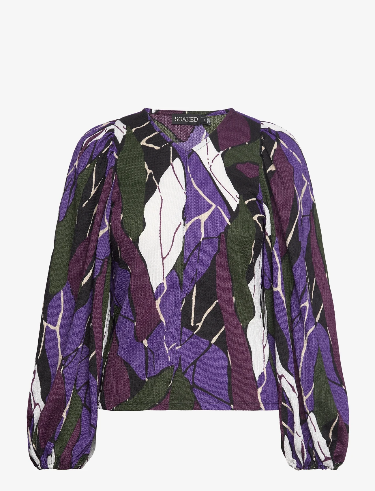 Soaked in Luxury - SLKillian Blouse - blouses met lange mouwen - passion flower rock print - 0