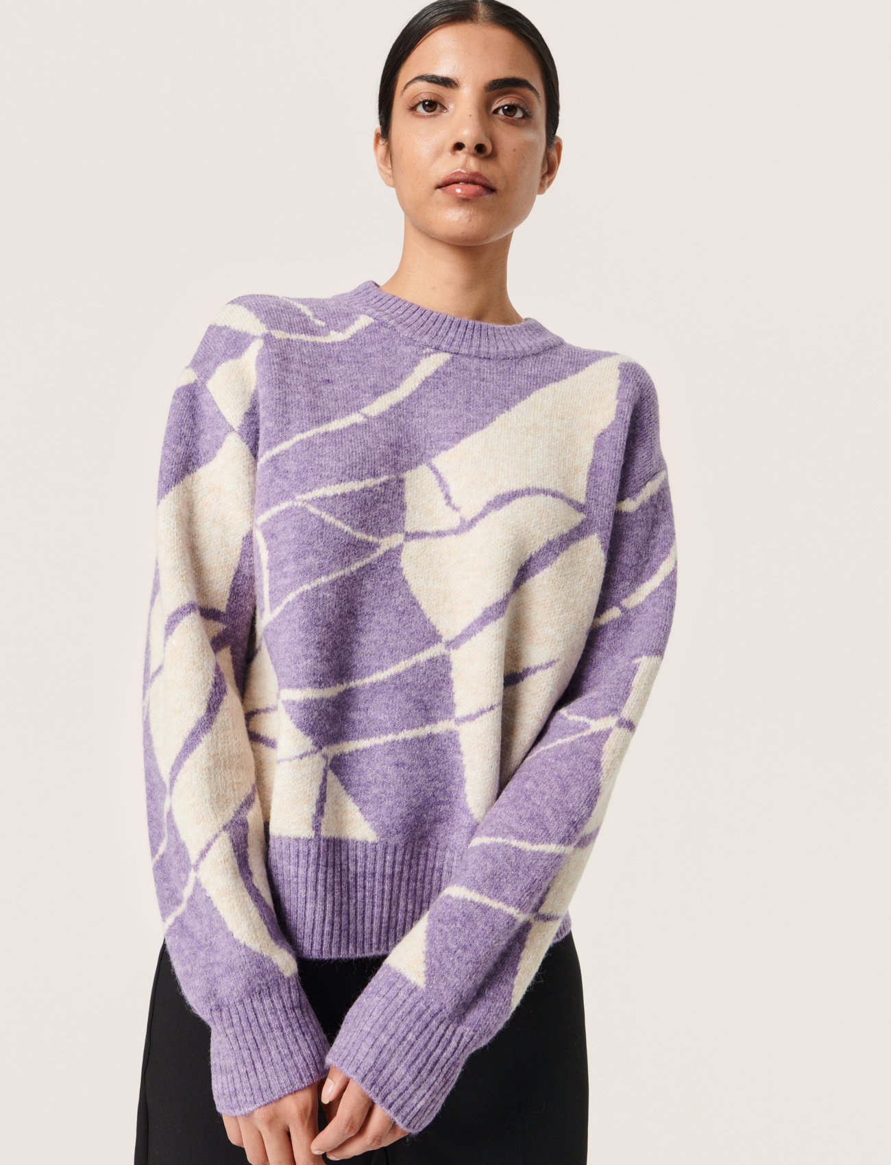 Soaked in Luxury - SLRakel Bates Pullover - pullover - passion flower rock jaquard - 1