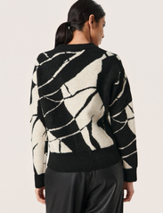 Soaked in Luxury - SLRakel Bates Pullover - pullover - black & white rock print - 4