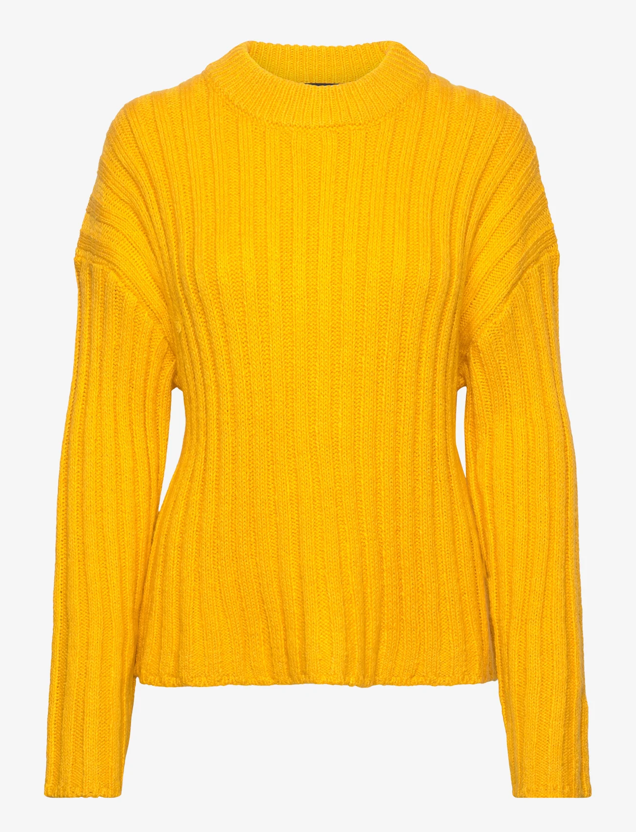 Soaked in Luxury - SLFranna Rib Pullover - strikkegensere - daylily - 0