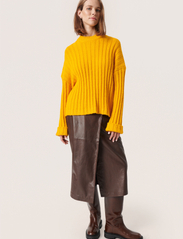 Soaked in Luxury - SLFranna Rib Pullover - jumpers - daylily - 3