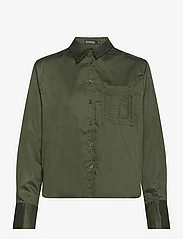 Soaked in Luxury - SLAdriana Shirt LS - langärmlige hemden - kombu green - 0