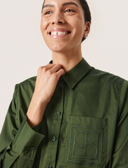 Soaked in Luxury - SLAdriana Shirt LS - langärmlige hemden - kombu green - 5