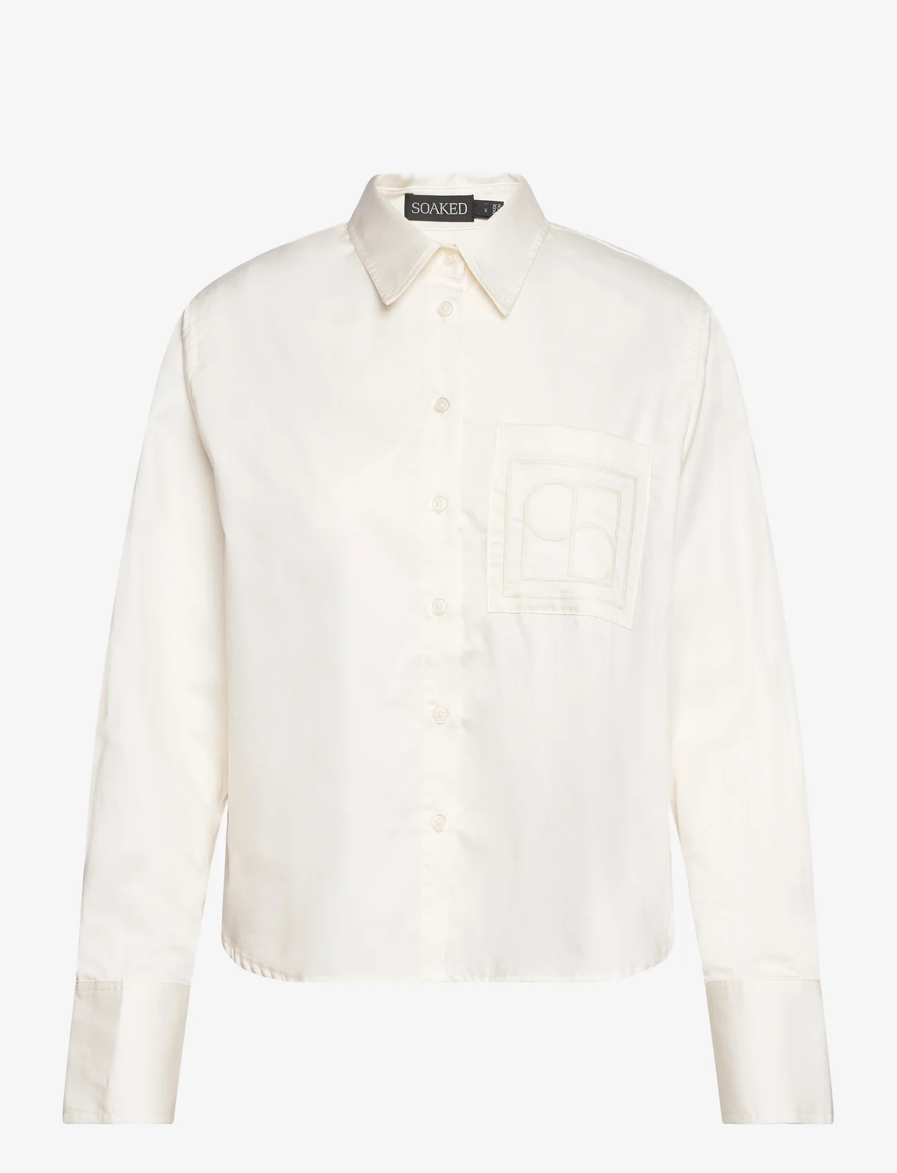 Soaked in Luxury - SLAdriana Shirt LS - langærmede skjorter - whisper white - 0