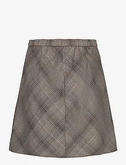 Soaked in Luxury - SLStorie Yara Skirt - spódnice mini - hot fudge checks - 2
