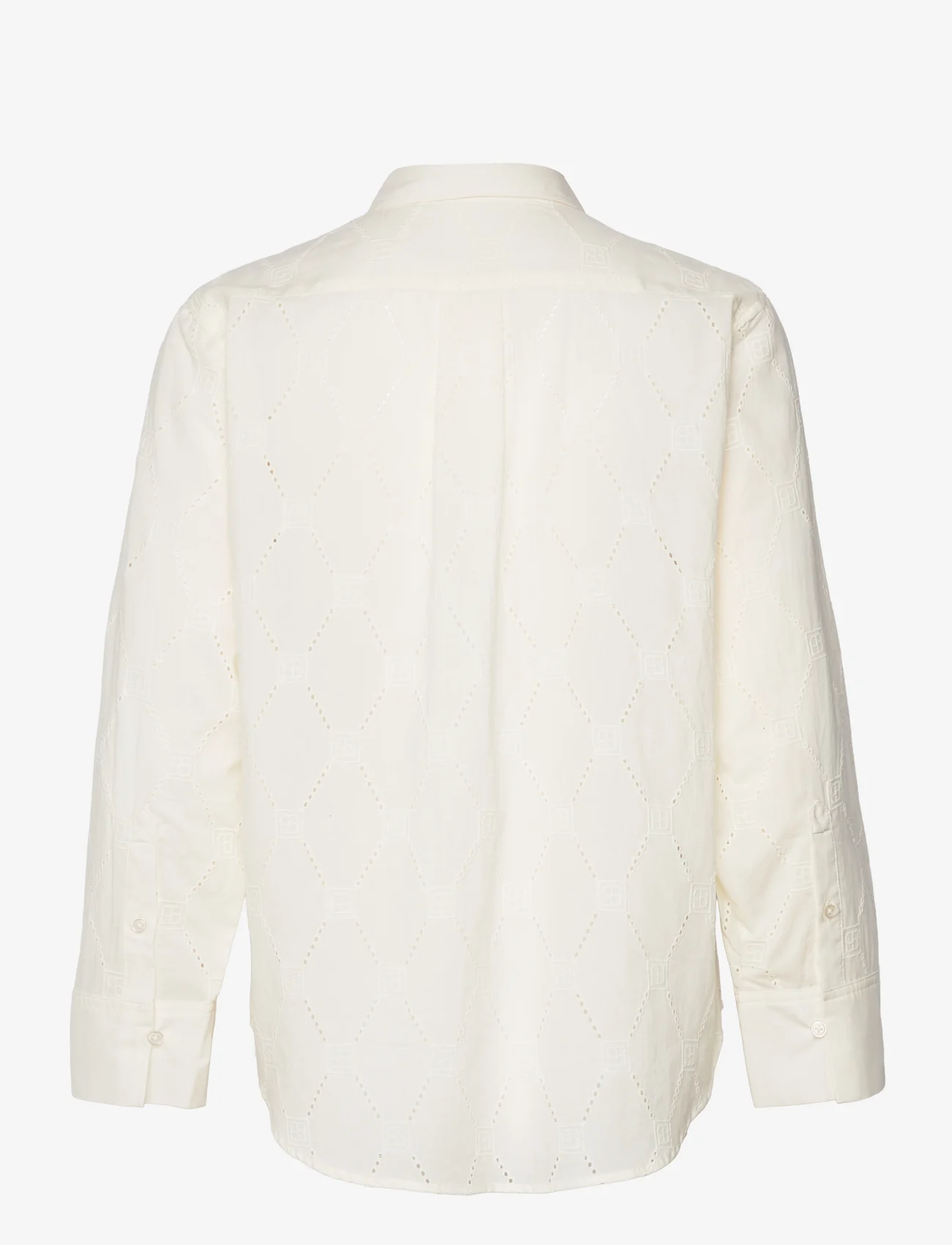 Soaked in Luxury - SLWillie Shirt LS - langærmede skjorter - whisper white - 1