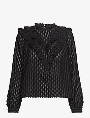 Soaked in Luxury - SLConstantine Blouse LS - long-sleeved blouses - black - 0