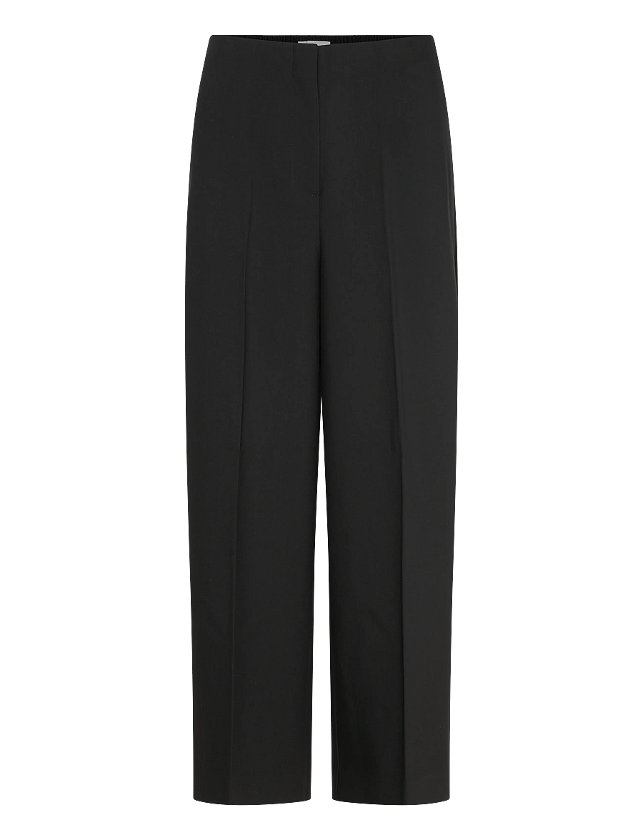 Soaked - SLCorinne Wide Cropped Pants - wijde broeken - black - 1